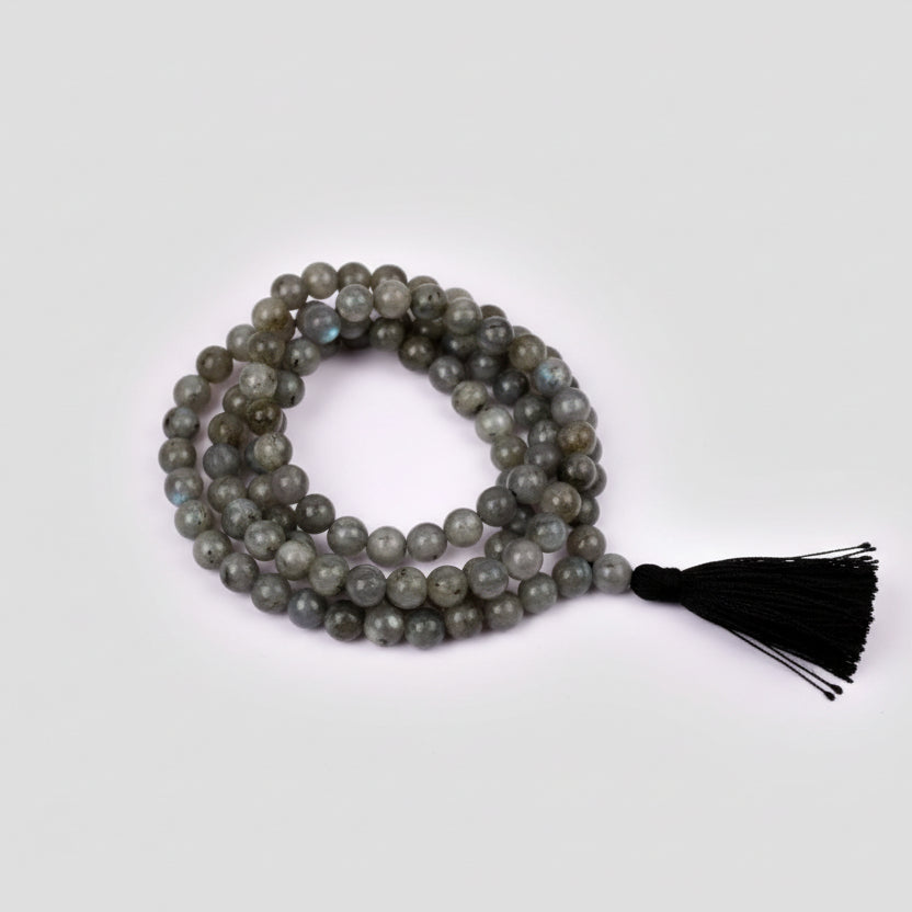 Labradorite Necklace (8 mm)-108 Beads