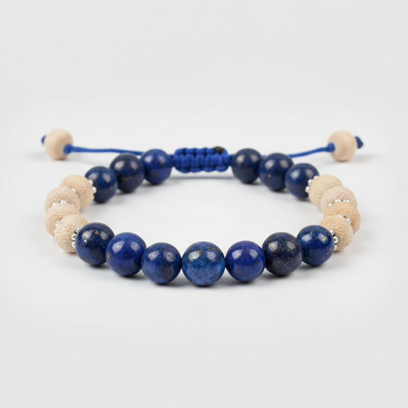 Lapis Lazuli and Tulsi Bracelets