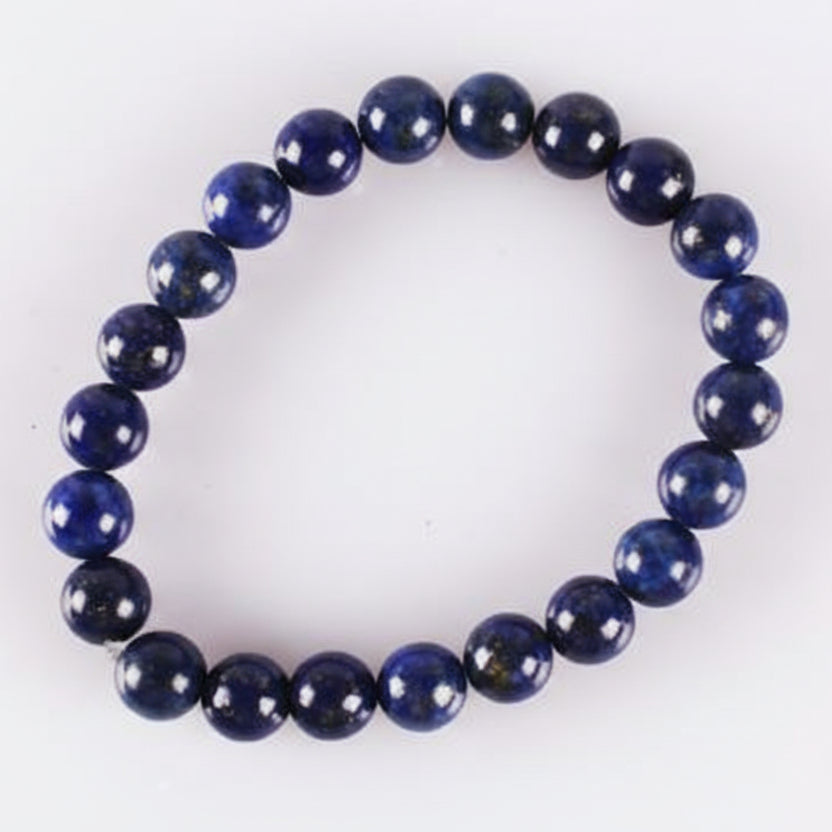 Lapis Lazuli Bracelet (8 mm)-Thread