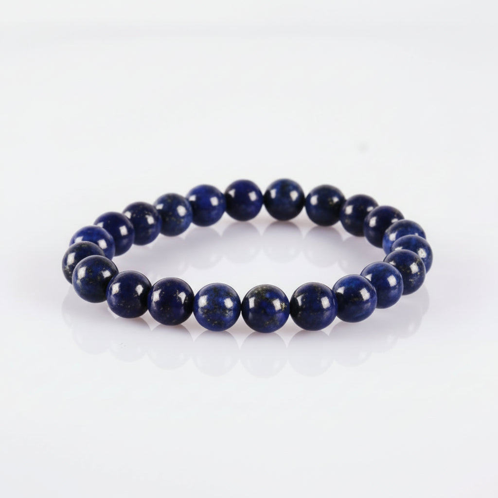Lapis Lazuli Bracelet (8 mm)-Thread