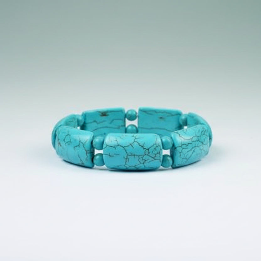 Large Turquoise Beads Bracelet (IV)