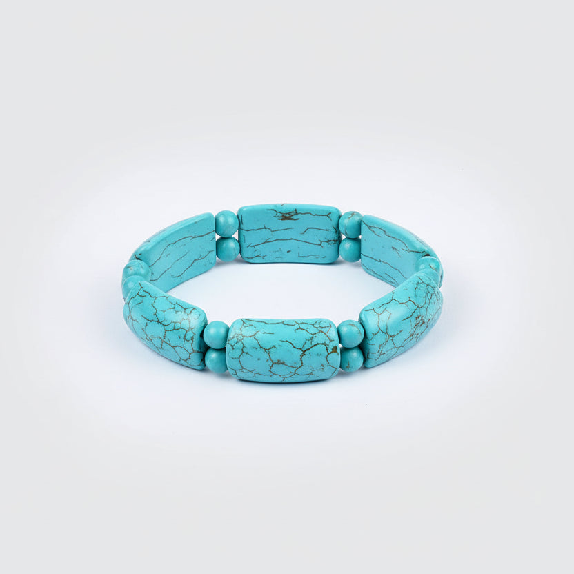 Large Turquoise Beads Bracelet (IV)