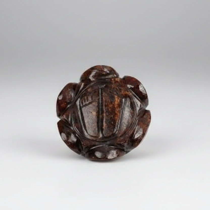 Laxmi Devi Charan Paduka in Gomedh-100 gms