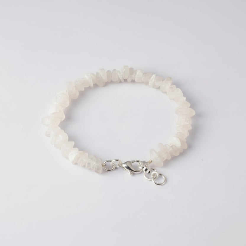 Moonstone Bracelet (Uncut Beads)