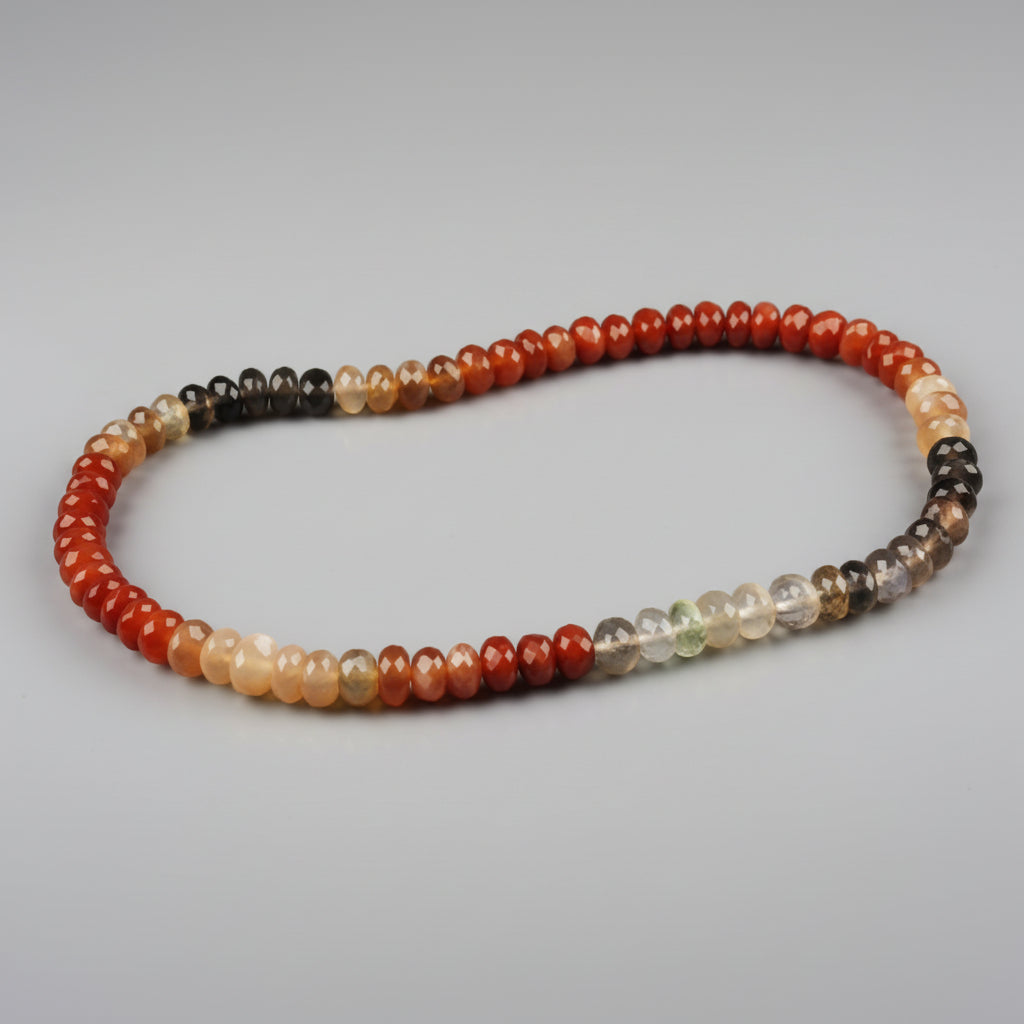 Moonstone Faceted Mala