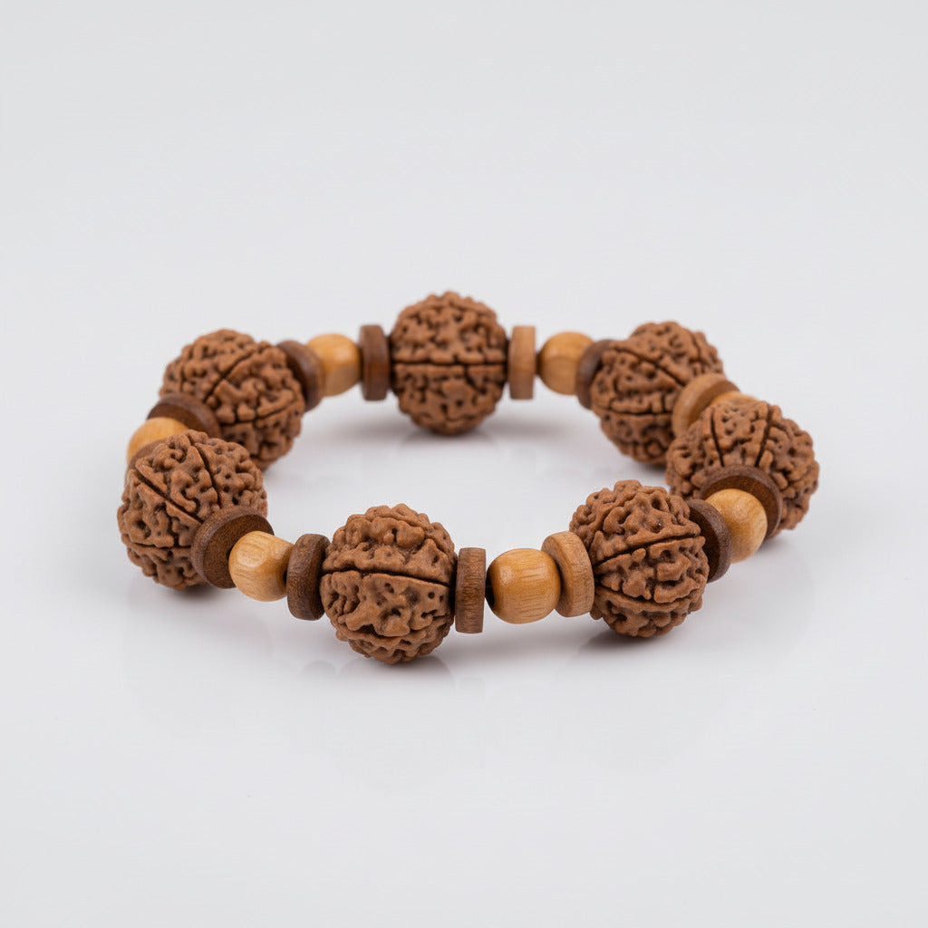7 Mukhi Nepal Rudraksha Beads Bracelet