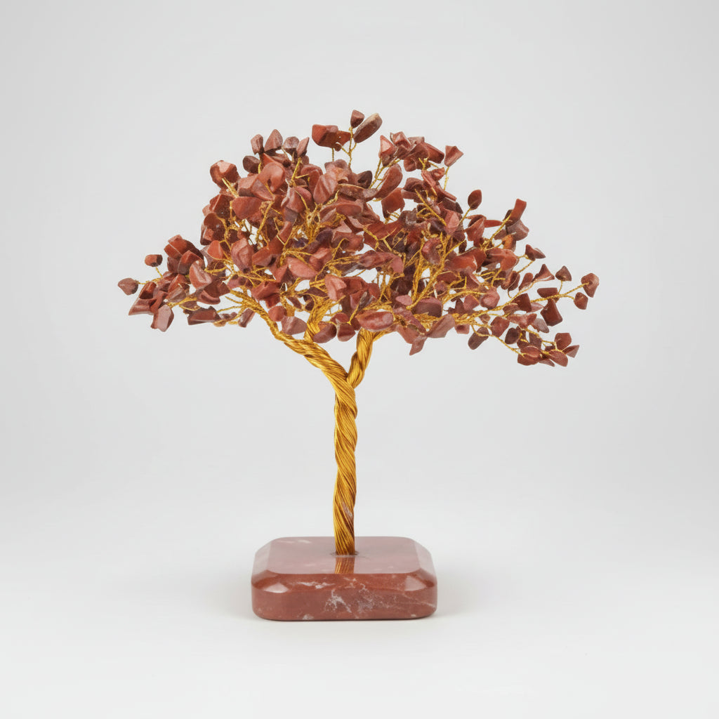 Natural Red Jasper Chakra Vastu Tree - Big