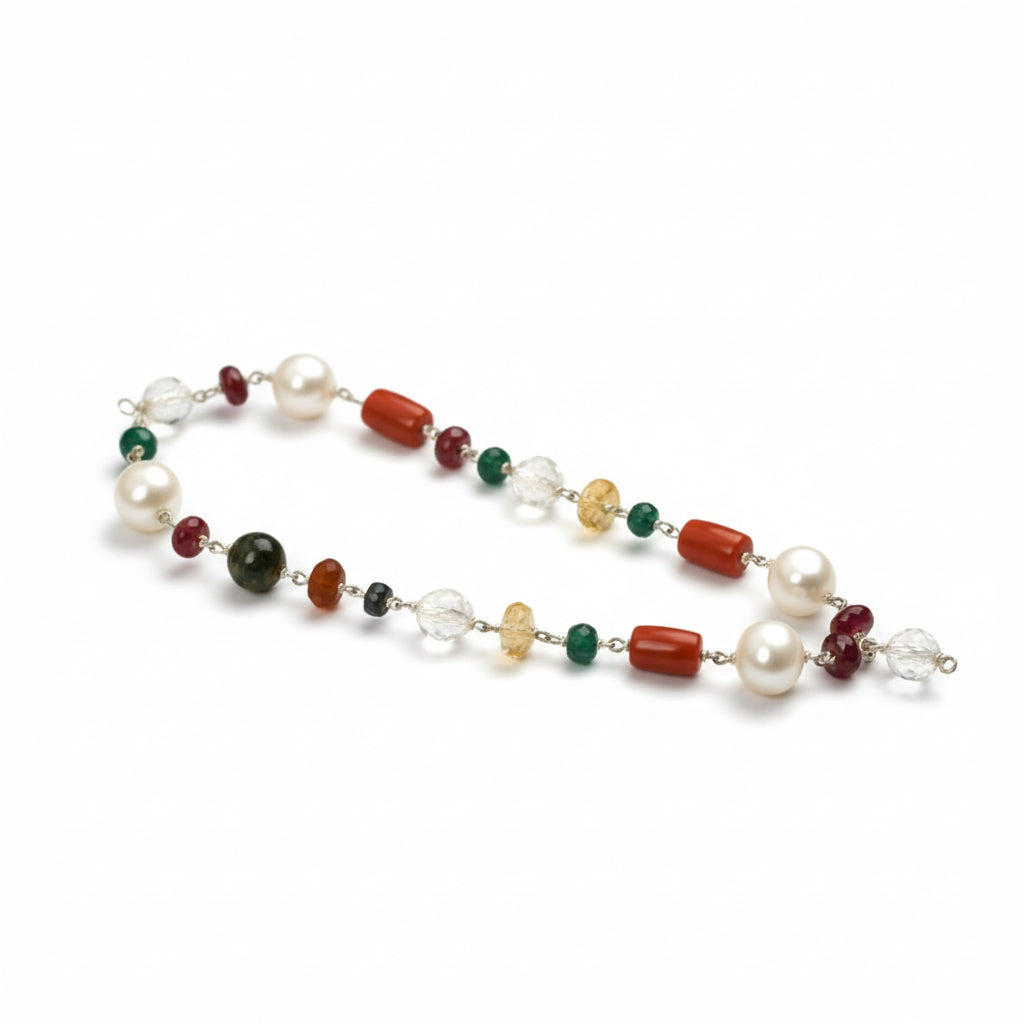 Navratna Mala in Silver Wire (II)