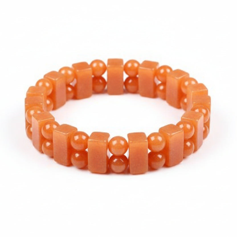 Orange Jade Bracelet (I)