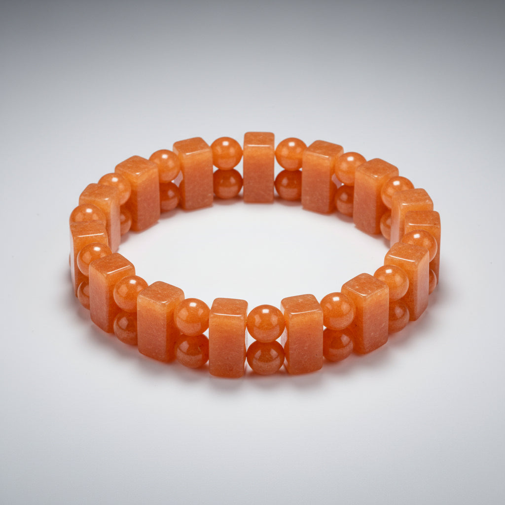 Orange Jade Bracelet (I)