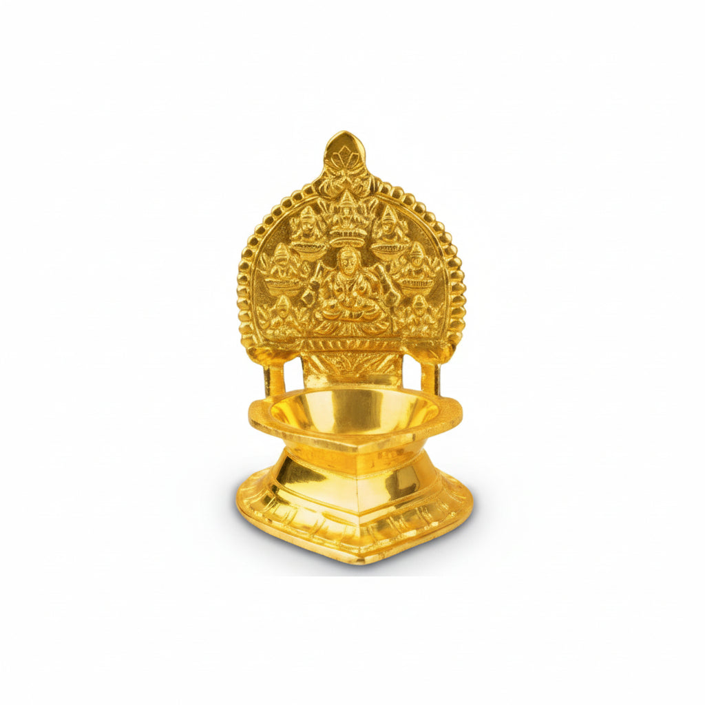 Padma Laxmi Diya In Brass-Set of 2