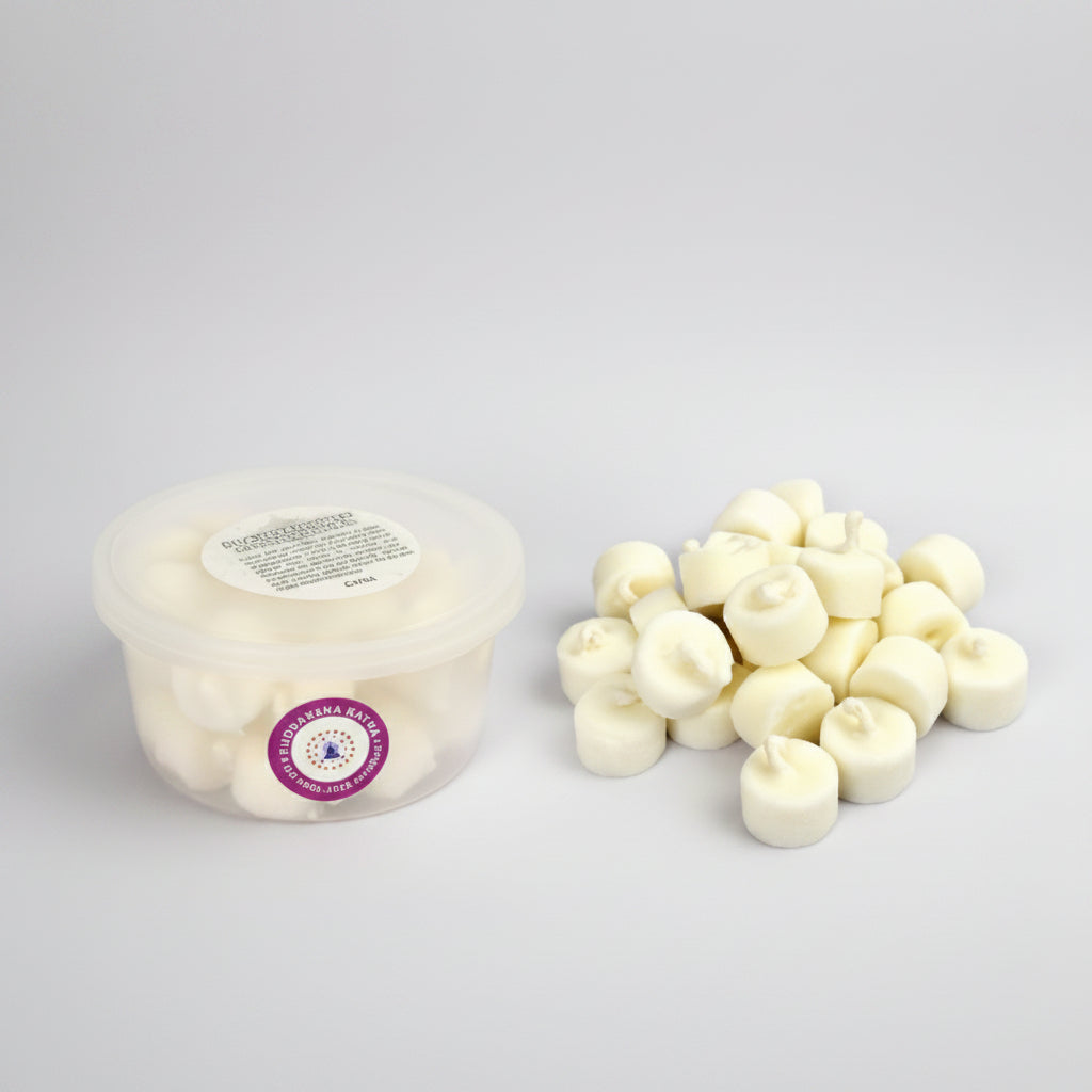 Plain Veg Ghee Cotton Wicks-Large