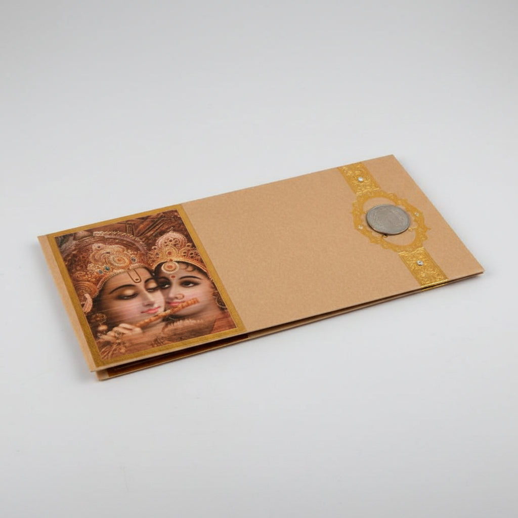Radha Krishna Envelope I-Golden