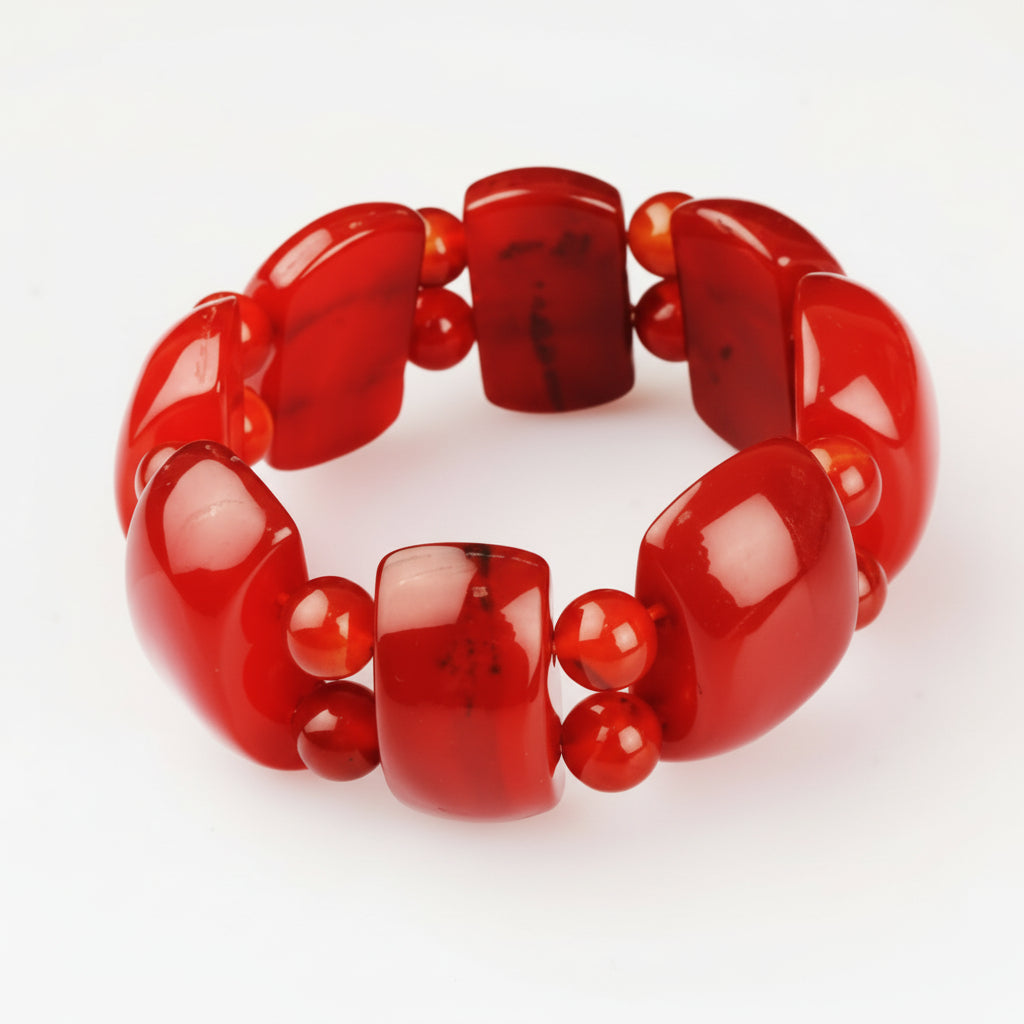 Red Carnelian Bracelet (Design II)