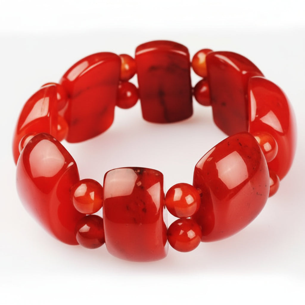Red Carnelian Bracelet (Design II)