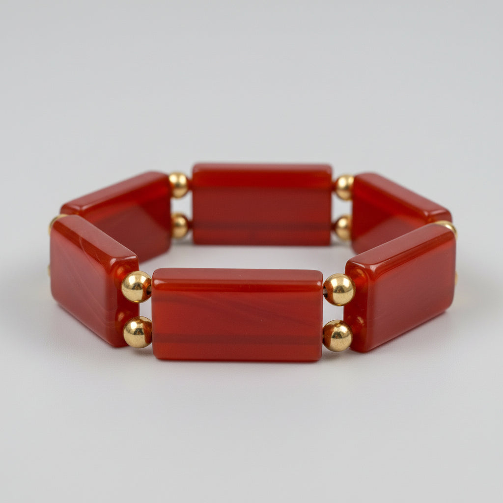Red Carnelian Bracelet (Design III)