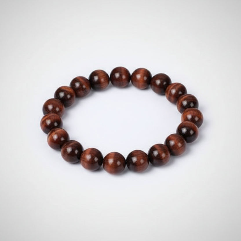 Red Tiger Eye Bracelet 12 mm (I)