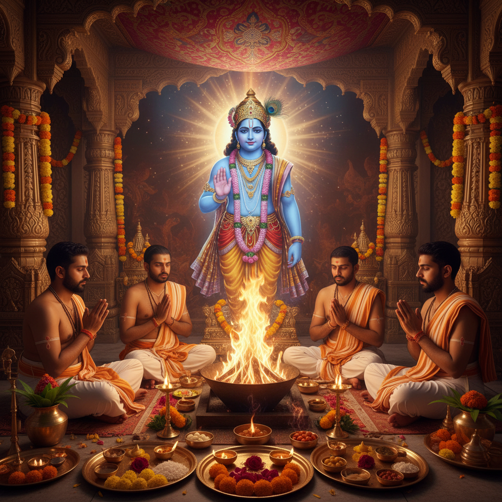 Krishna Puja (Puja for Love and Joy)-12 Days