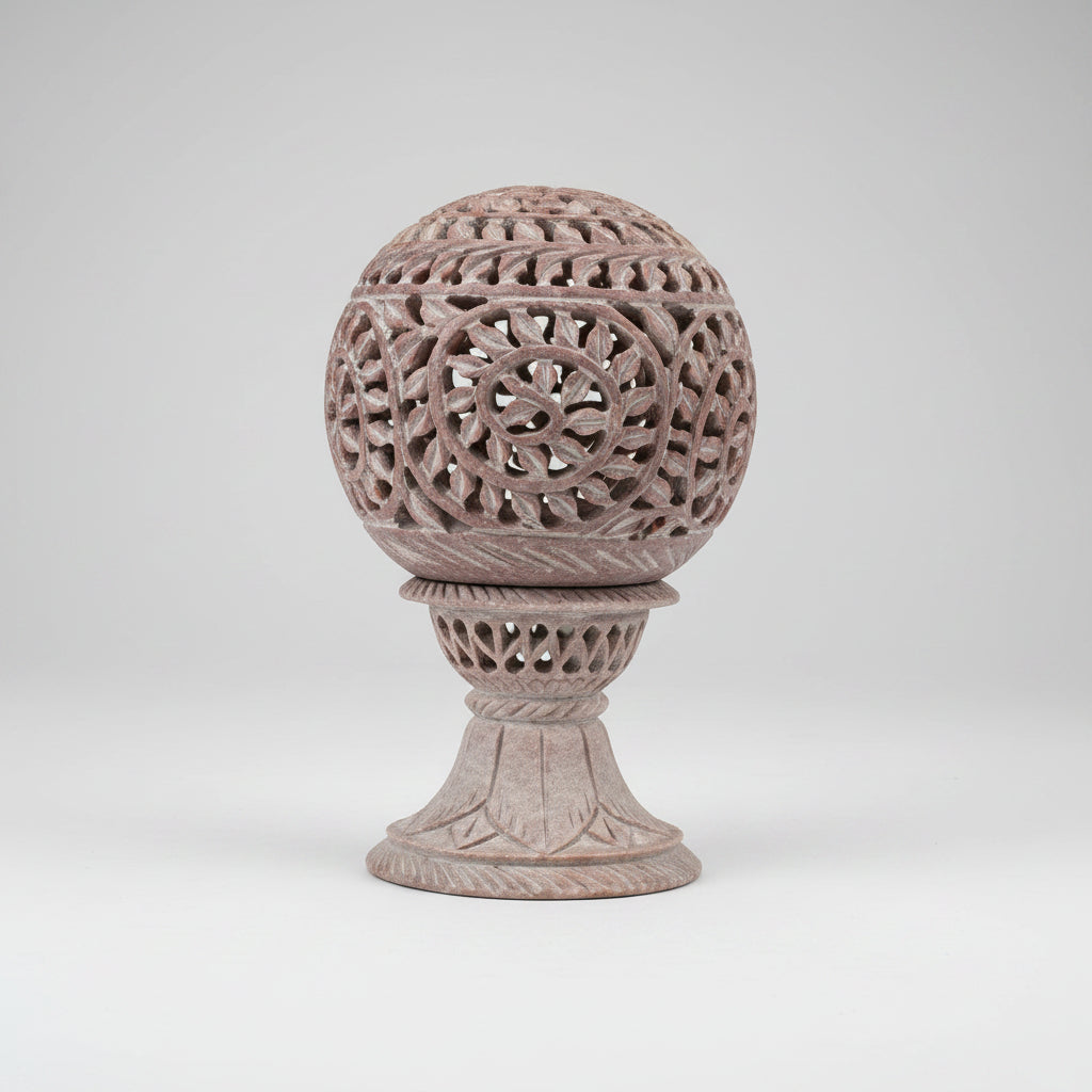 Rock Dhoop burner and casting lamp-with Charcoal and Oudh Powder