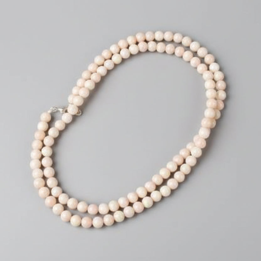 Rosary of Natural Opal Beads (6 mm)-108+1 Beads