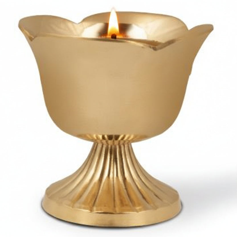 Rose Diya-Gold Finish