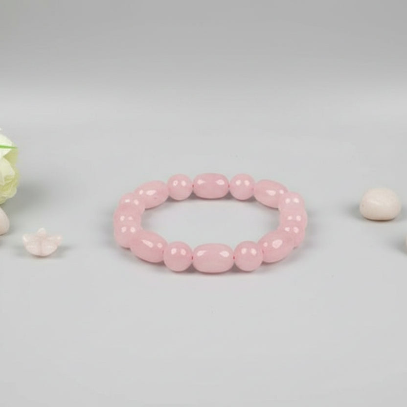 Rose Quartz Bracelet (Faceted)