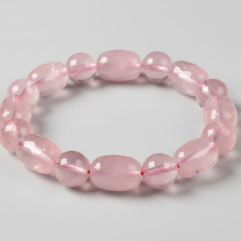 Rose Quartz Bracelet (Faceted)