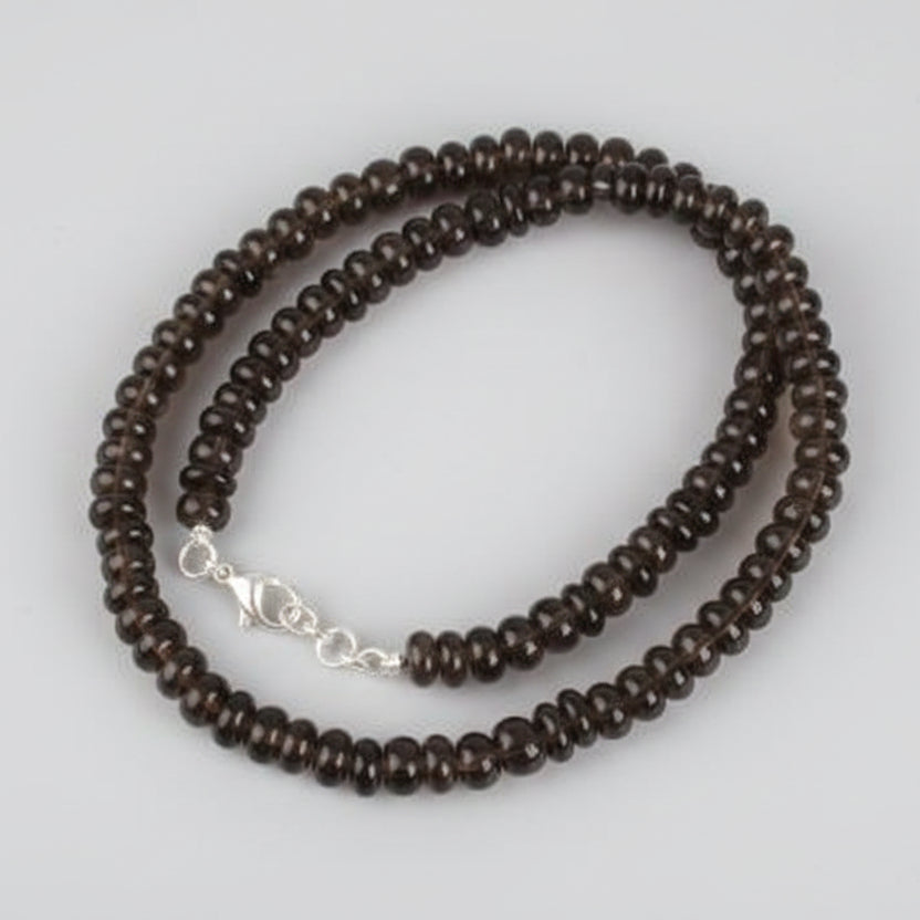 Smoky Necklace (Elliptical Beads)