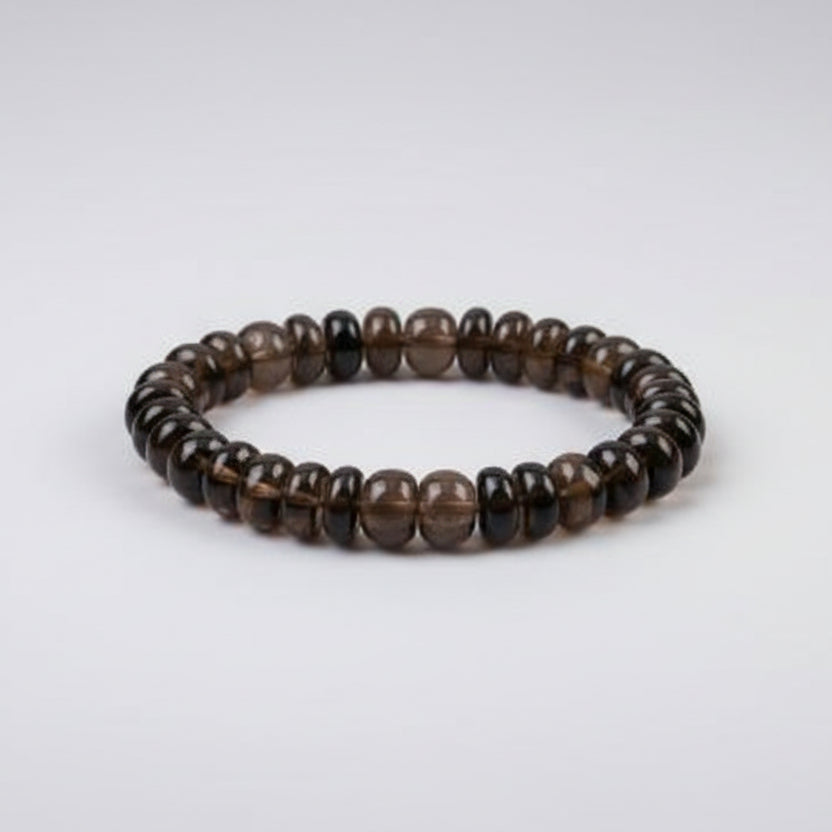 Smoky Quartz Bracelet (Elliptical Beads)