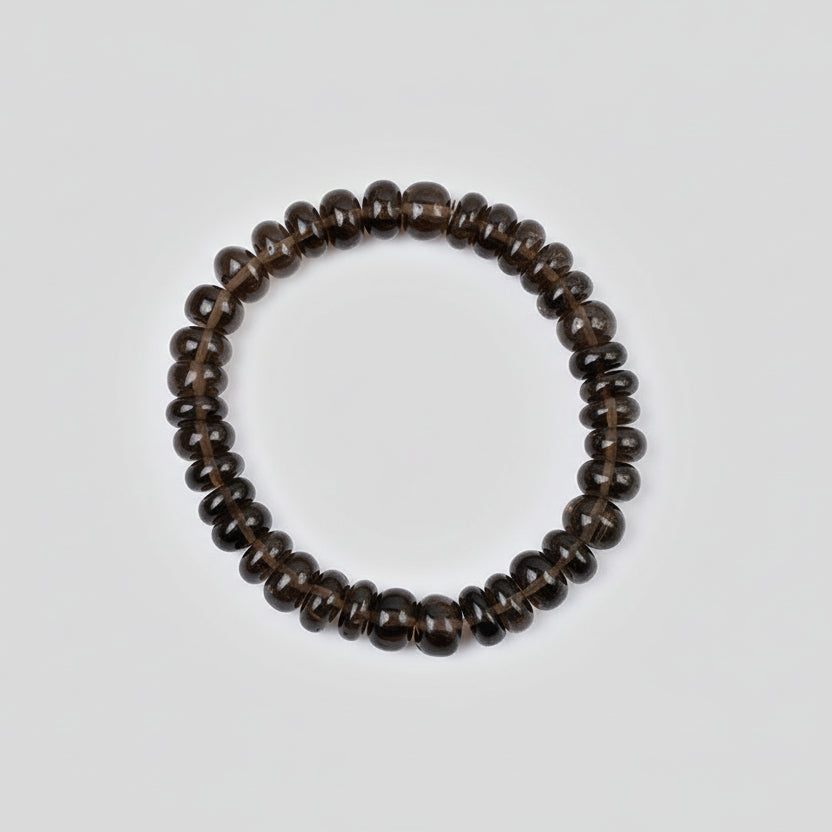 Smoky Quartz Bracelet (Elliptical Beads)