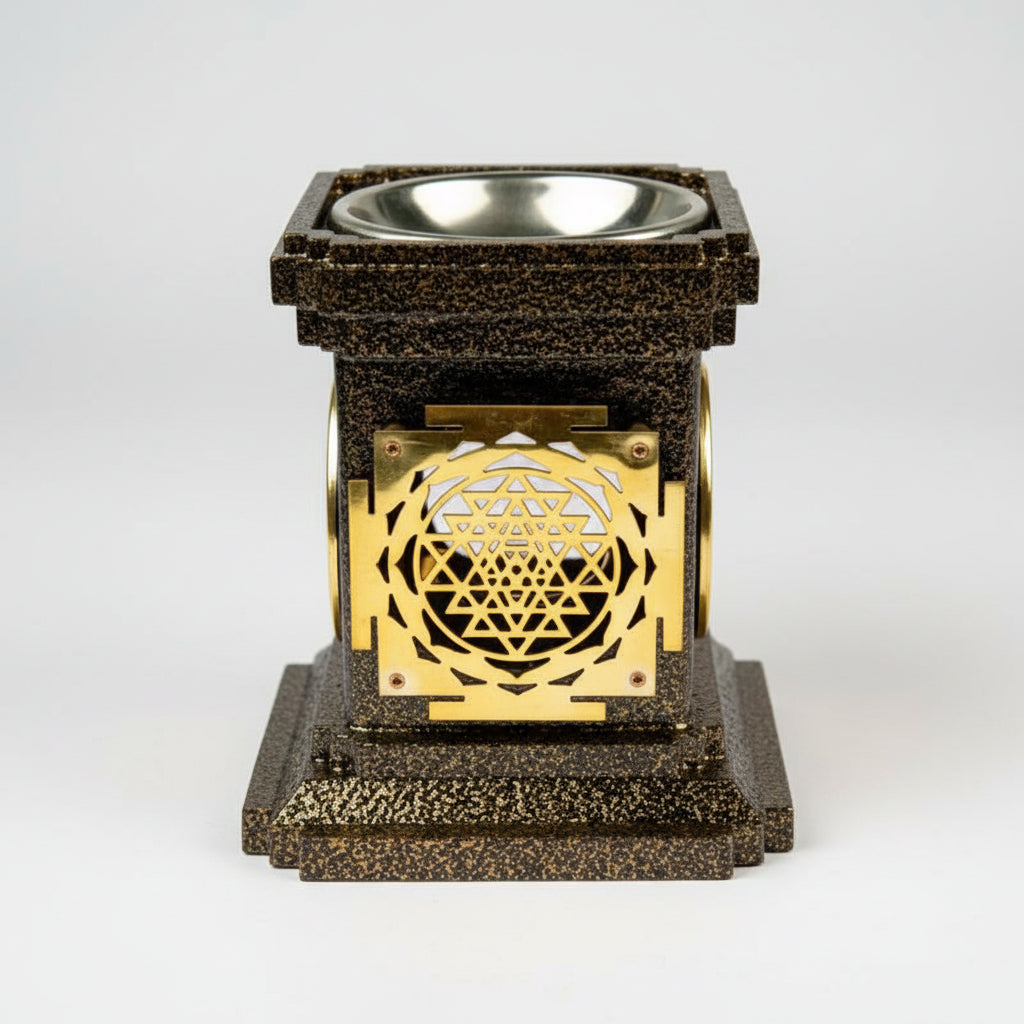 Suvarnadeep Vastu Lamp-Antique Gold Finish