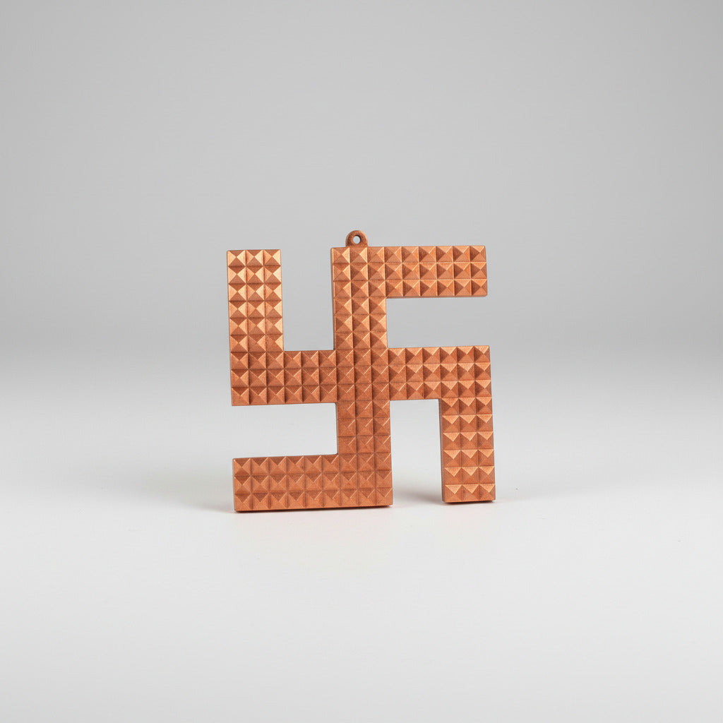 Swastik Pyramid in Copper I-Small