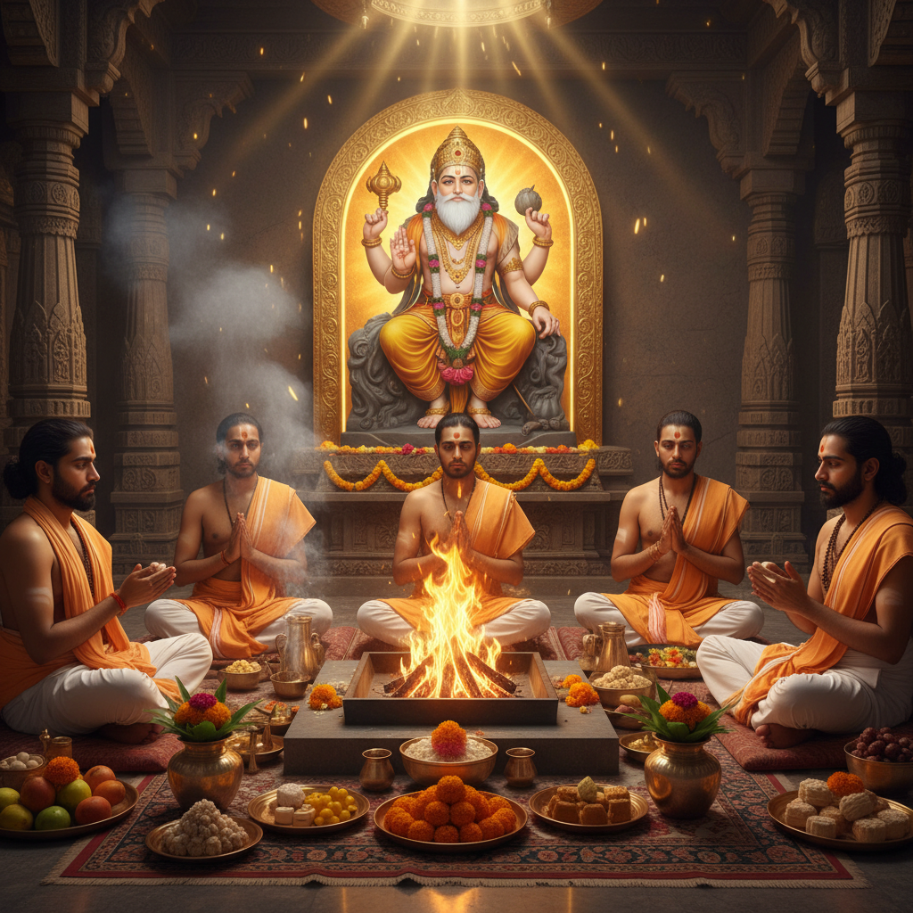 Kubera Puja Mantra Japa and Yajna-51000 Chants