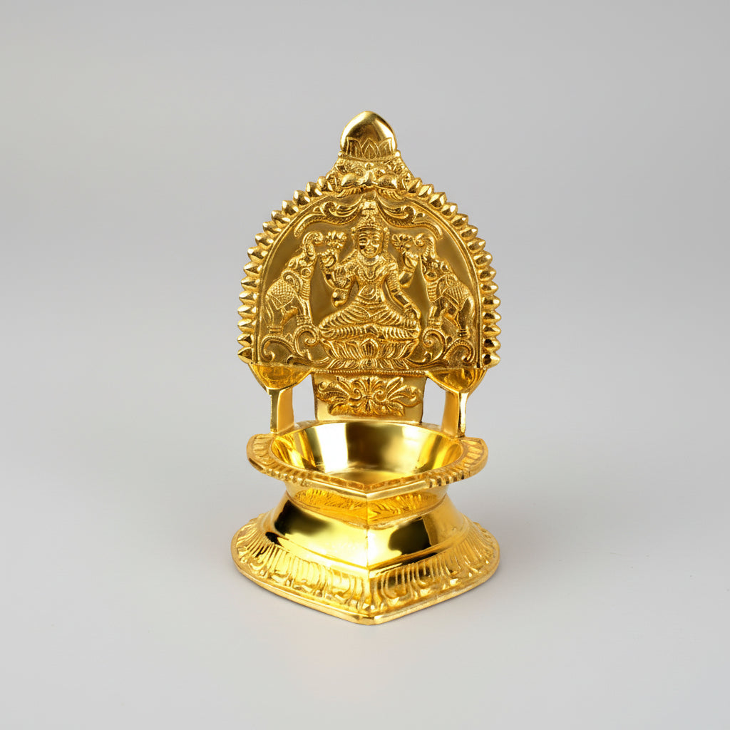 Vijayalaxmi Diya In Brass-One Piece