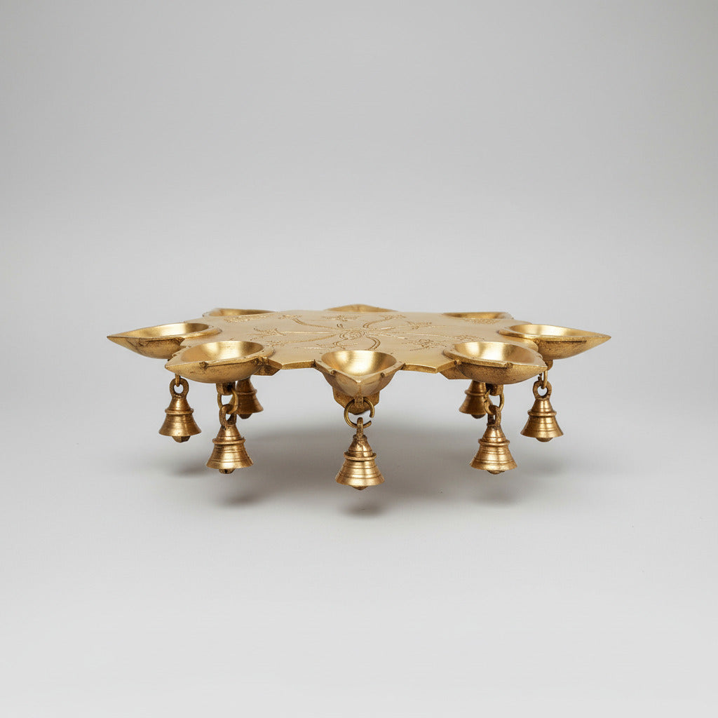 Wall Hanging Artifact With Diya
