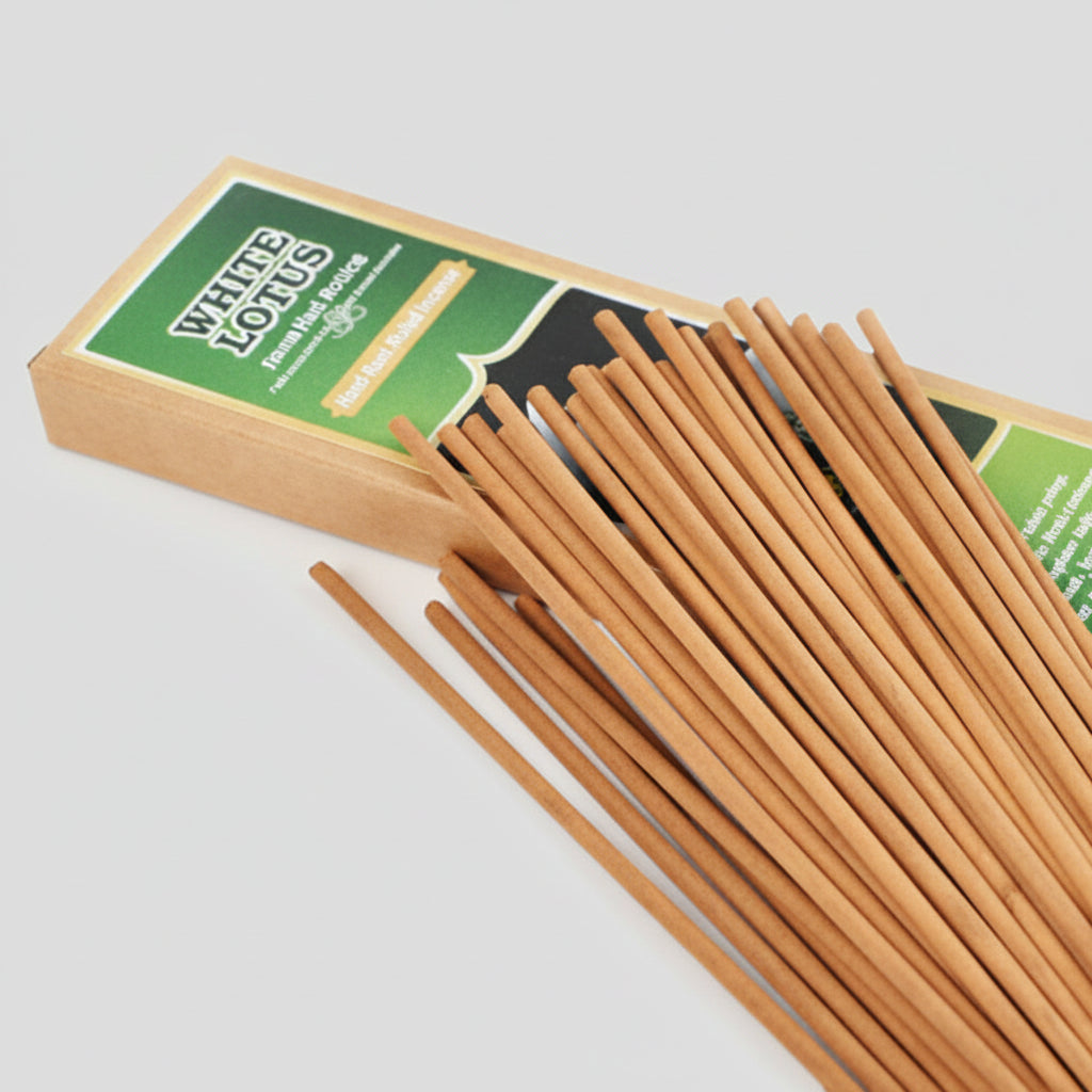 White Lotus Incense Stick (Natural Fragrance)-15 Sticks
