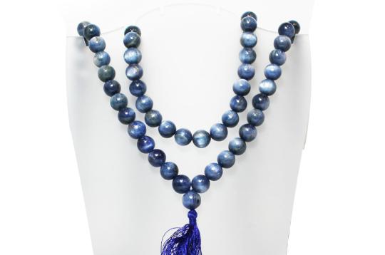 Kyanite Round Mala-54+1 Beads