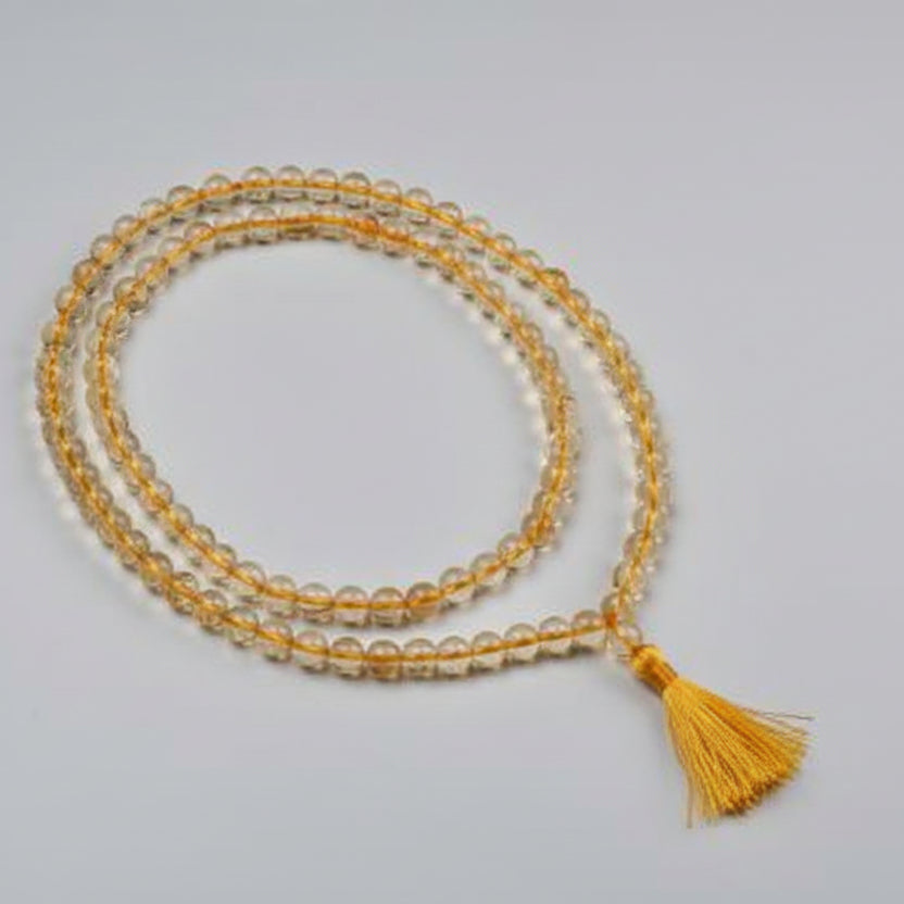 Yellow Citrine Rosary (8 mm)