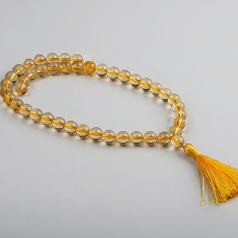 Yellow Citrine Rosary (8 mm)