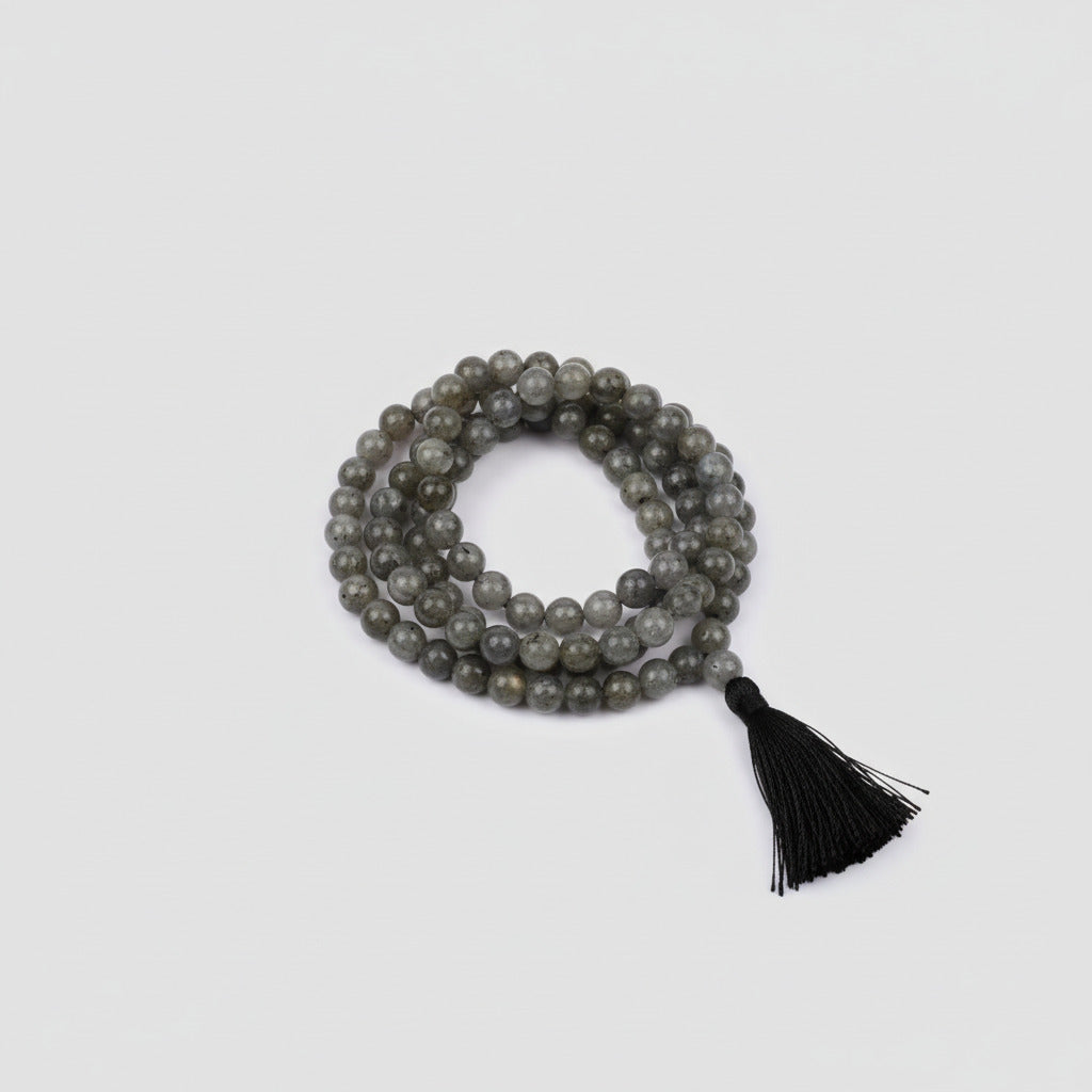 Labradorite Necklace (8 mm)-54 Beads