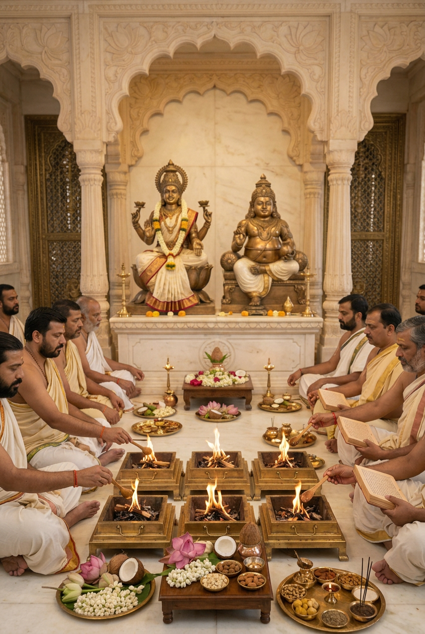 Lakshmi Kuber Maha Anusthaan (9 Kunda Homa)