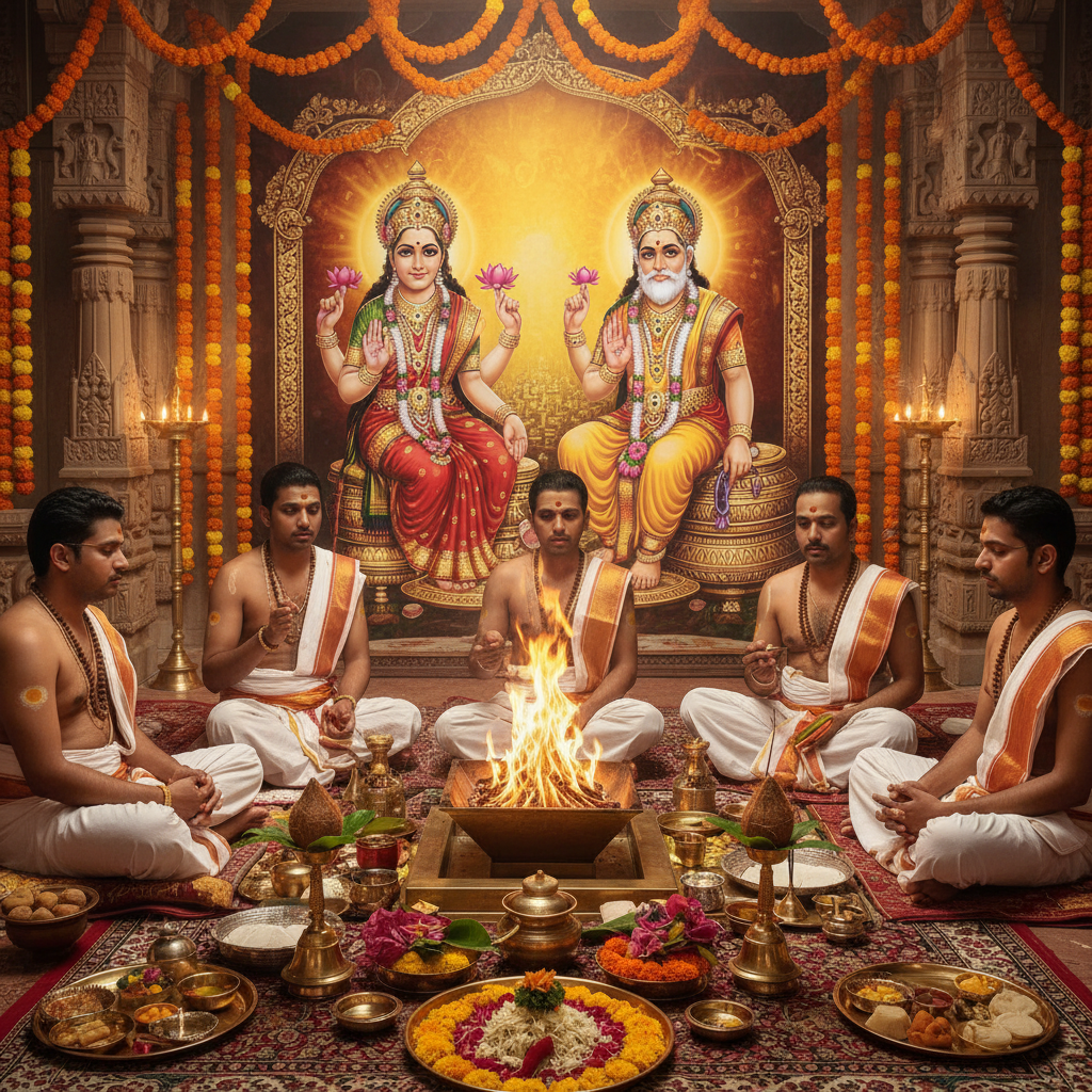 Lakshmi Kubera Pooja Vidhanam-125000 Chants