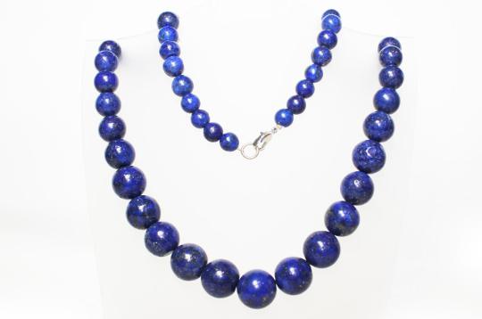 Lapis Lazuli Round Mala (8 mm to 15 mm)