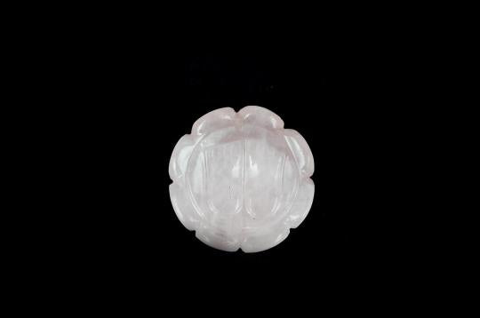 Laxmi Charan in Rose Quartz - 61 gms
