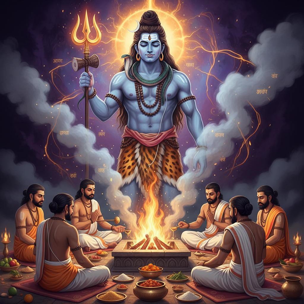 lord Aghora pashupatha in bg  Homam-11000 Chants, 6 pandits, square img