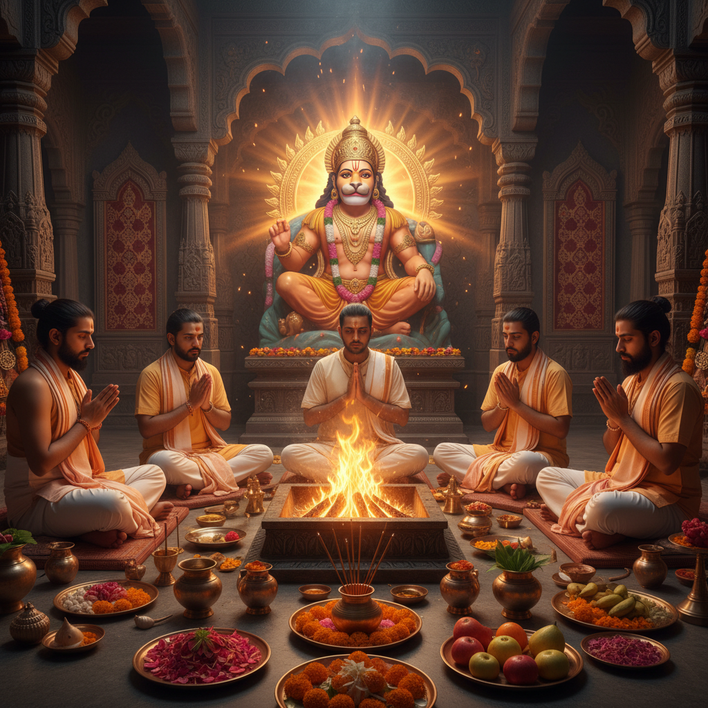 Lord Narasimha Puja Mantra Japa and Yajna-51000 Chants