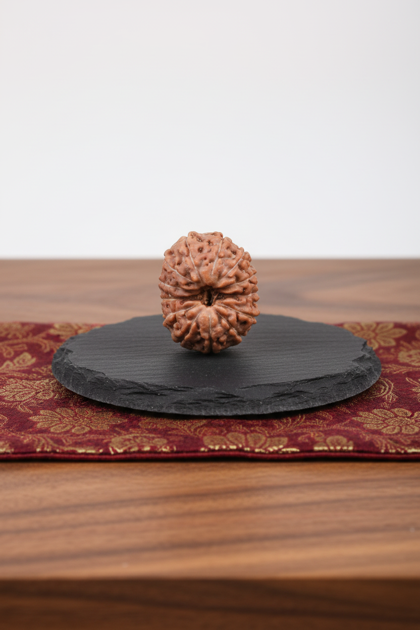 13 Mukhi Rudraksha Java Indonesian 17mm Regular Certified 2 - ManiMonk