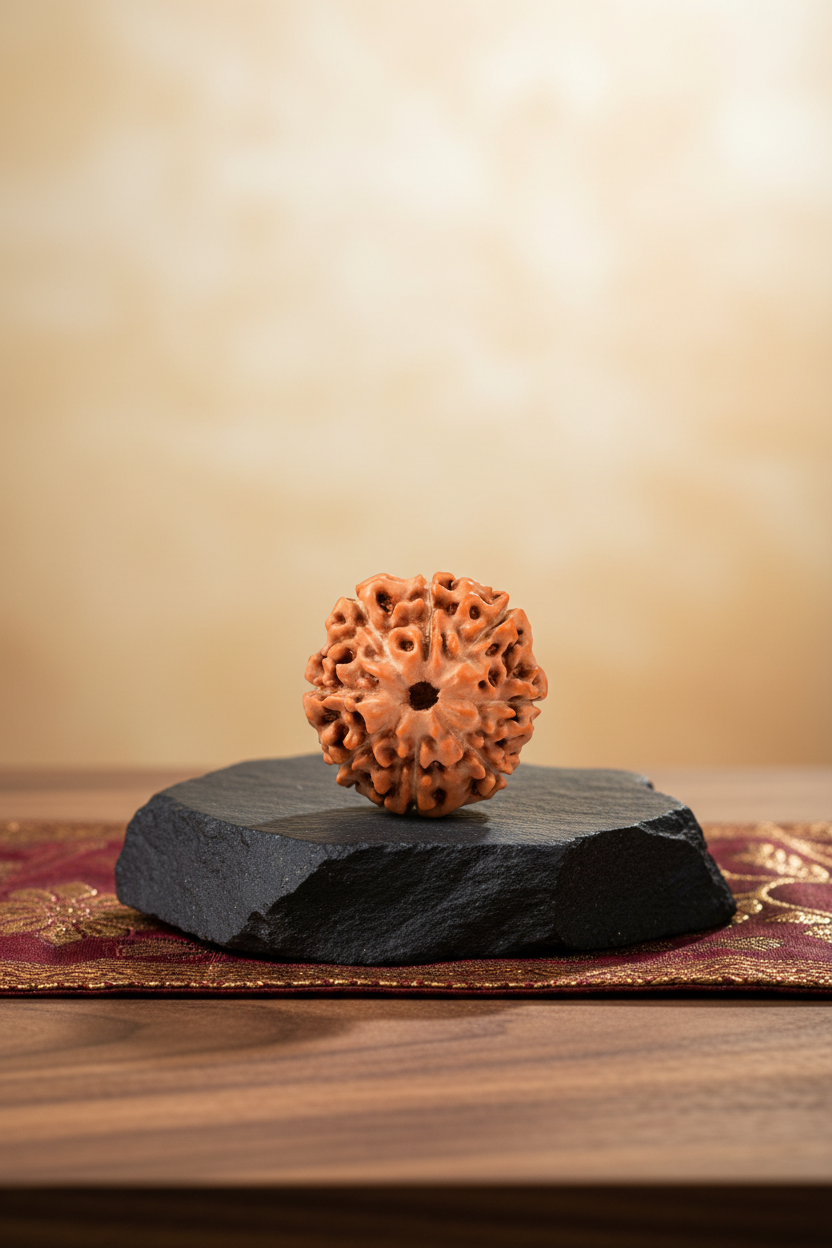 8 Mukhi Premium Java Indonesian Rudraksha Bead 18 mm Large - ManiMonk