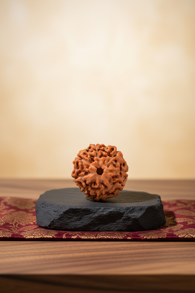 8 Mukhi Premium Java Indonesian Rudraksha Bead 16 mm |Regular - ManiMonk