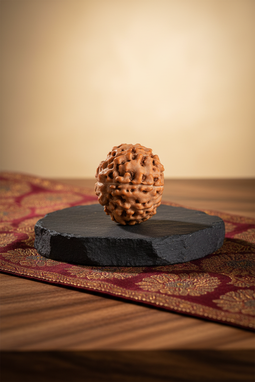 8 Mukhi Premium Java Indonesian Rudraksha Bead 18 mm Large - ManiMonk